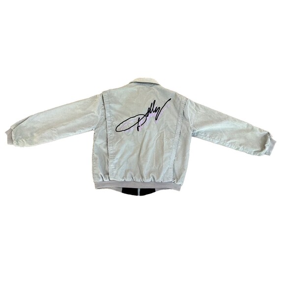 Dolly Parton Tour Jacket Band Crew RARE 80s Vintage Corduroy Coat Collectible - Picture 1 of 9